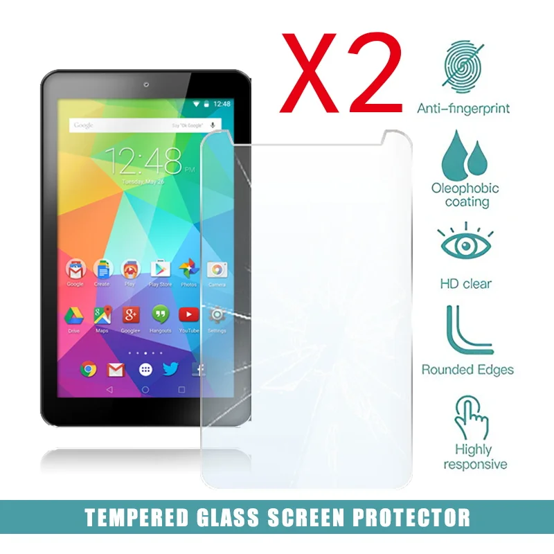 2 шт. Tablet закаленное Стекло Экран Защитная крышка для GoTab Lite GT7 7 дюймов планшетный