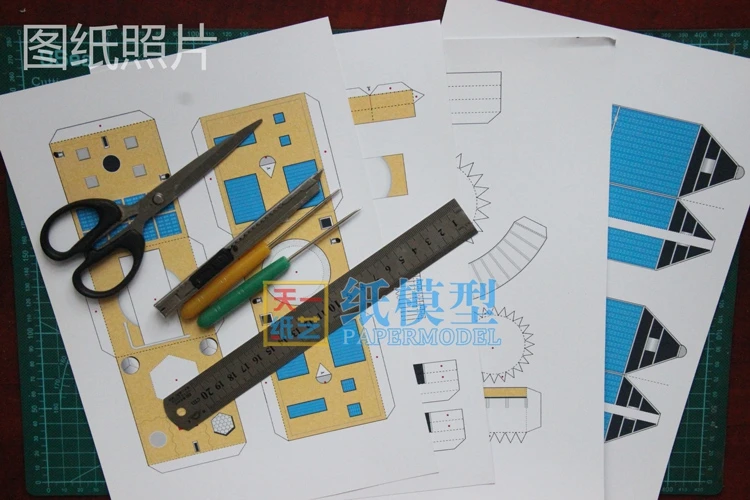 1:20 модель спутниковой навигации Beidou|Картонные конструкторы| |