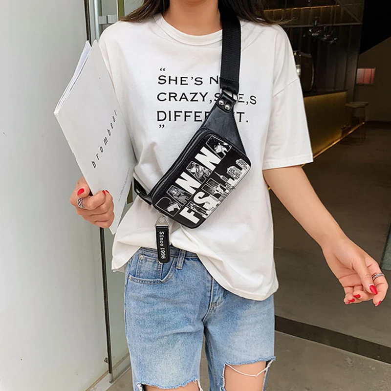 Модные женские поясные сумки новинка 2021 Женская поясная сумка с надписью