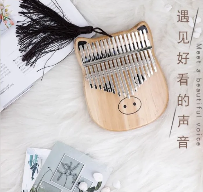 

Kalimba Thumb Finger Piano Mini 17 Key Music Thumb Piano Music Instruments For Kids Piano Portable Percussion Piano BG50TP