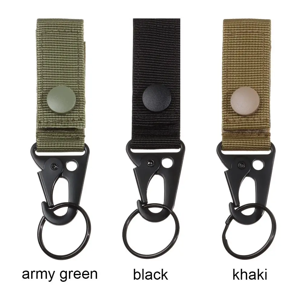 Военный Тактический зажим для ключей нейлоновые карабины брелок в виде пояса