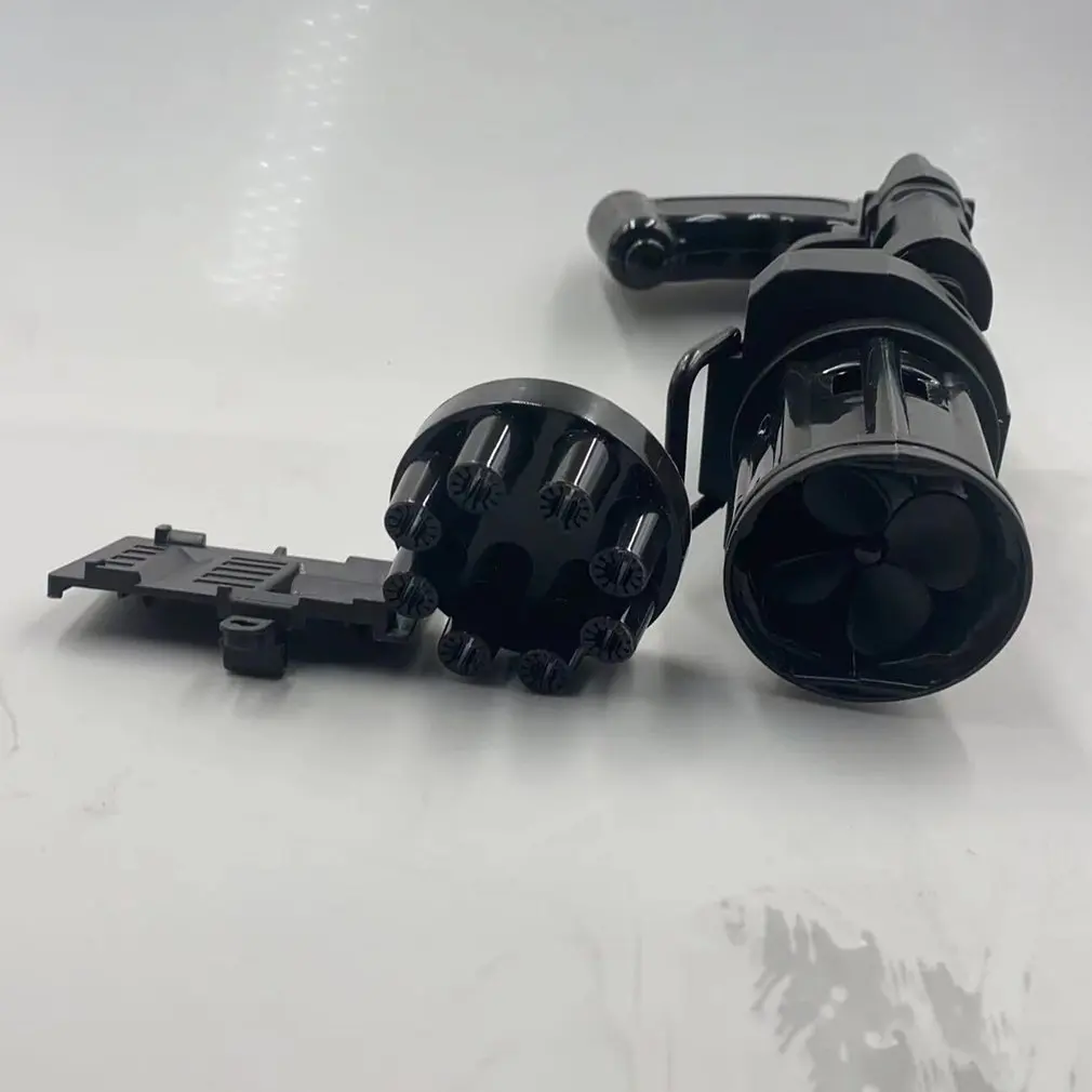 

Super Bubble Machine Automatic Gatling Bubble Gun Toys Summer Soap Water Bubble Machine 2-in-1 Electric Bubble Machine For Kids