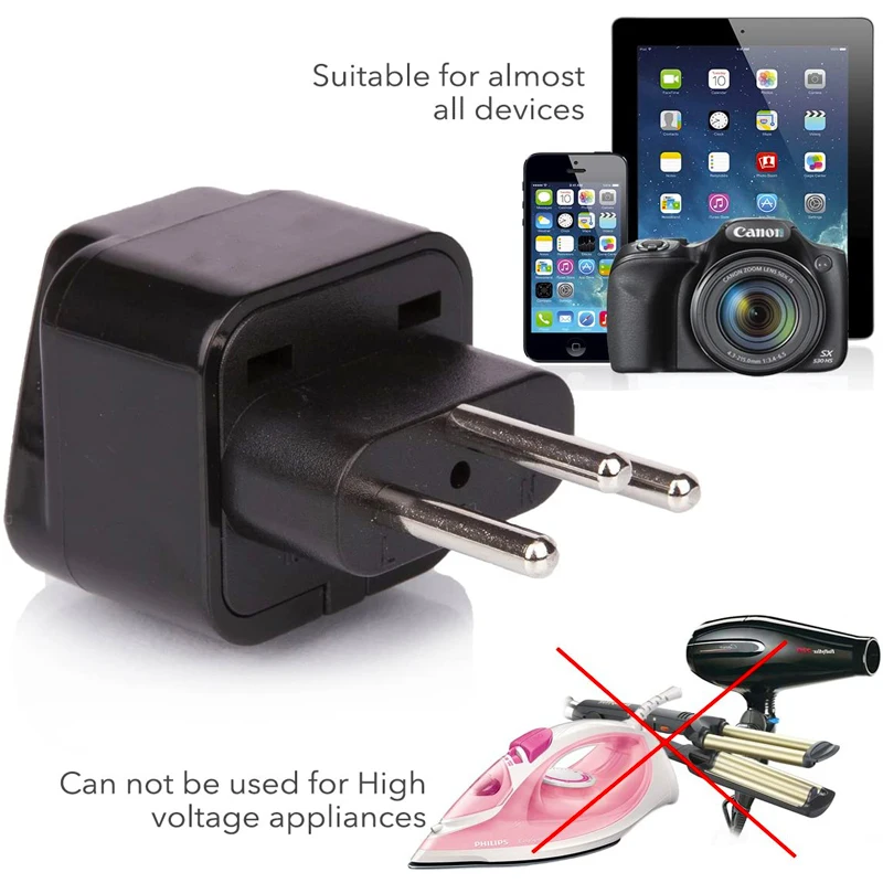 Европейский адаптер для поездок набор штепсельных вилок из 4 универсальных