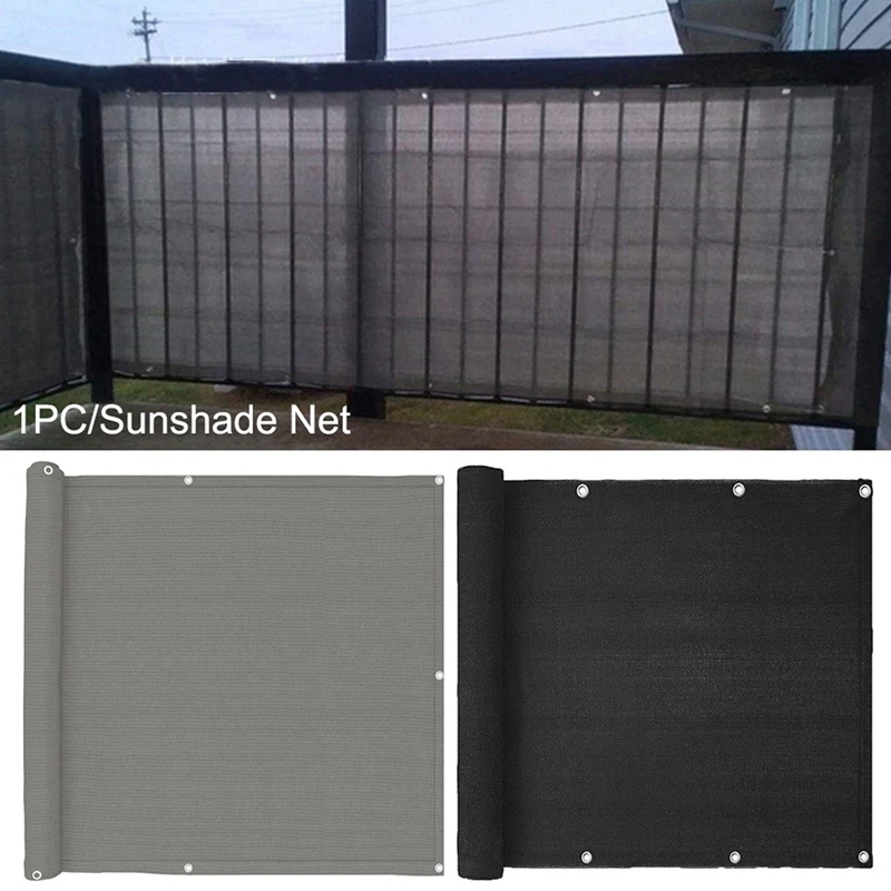

Balcony Privacy Screen Cover Mesh Windscreen UV Protection Weather-Resistance with Cable Ties