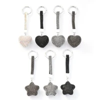 new crystal love keychain exquisite crystal keychain bag car ornaments fashion gift small pendant