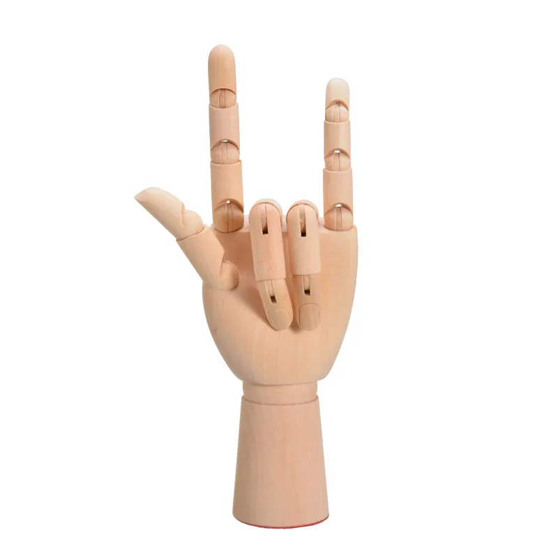 Wooden Hand Model Drawing Sketch Mannequin Model Wooden Mannequin Hand Movable Limbs Human Artist Model Sculpture Miniatures