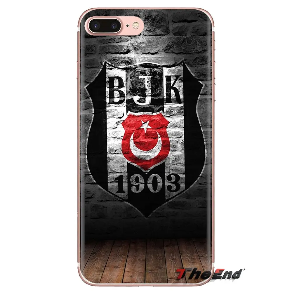 Прозрачные мягкие чехлы для iPhone XS Max XR X 4 4s 5 5S 5C SE 6 6S 7 8 Plus samsung Galaxy J1 J3 J5 J7 A3 A5 bjk besiktas |