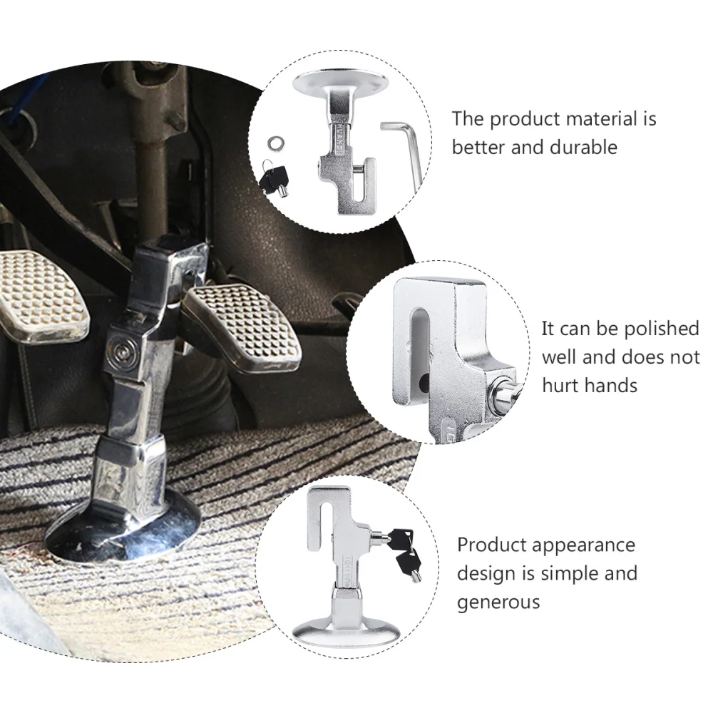 

1pc Car Clutch Lock Car Anti-theft Lock Most Universal Clutch Brake Lock
