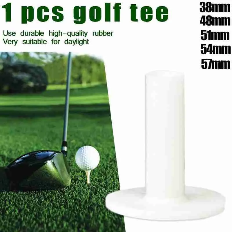 

1/5pcs Golf Tees Rubber Golf Tees Holder Home Riding Ranges Mats Tpe Plastic For Golf Practice Tool Golf Tees 38/48/51/54/57mm