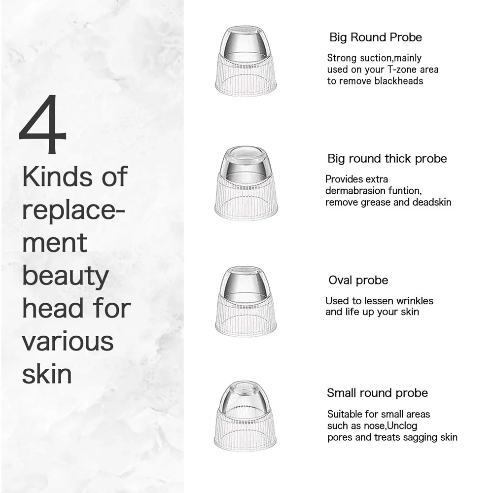 Перезаряжаемый инструмент для красоты средство удаления черных точек очистки