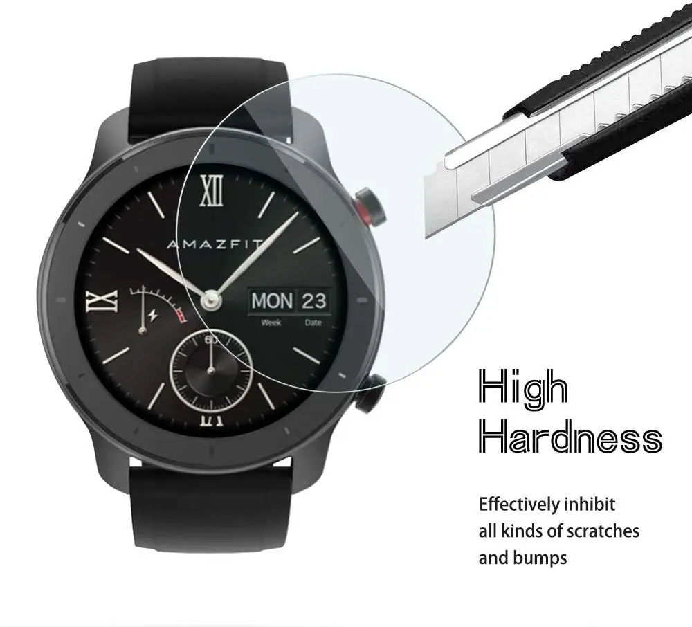 Пленка из закаленного стекла для Xiaomi Huami Amazfit GTR 42 мм 47 Защитная пленка смарт-часов