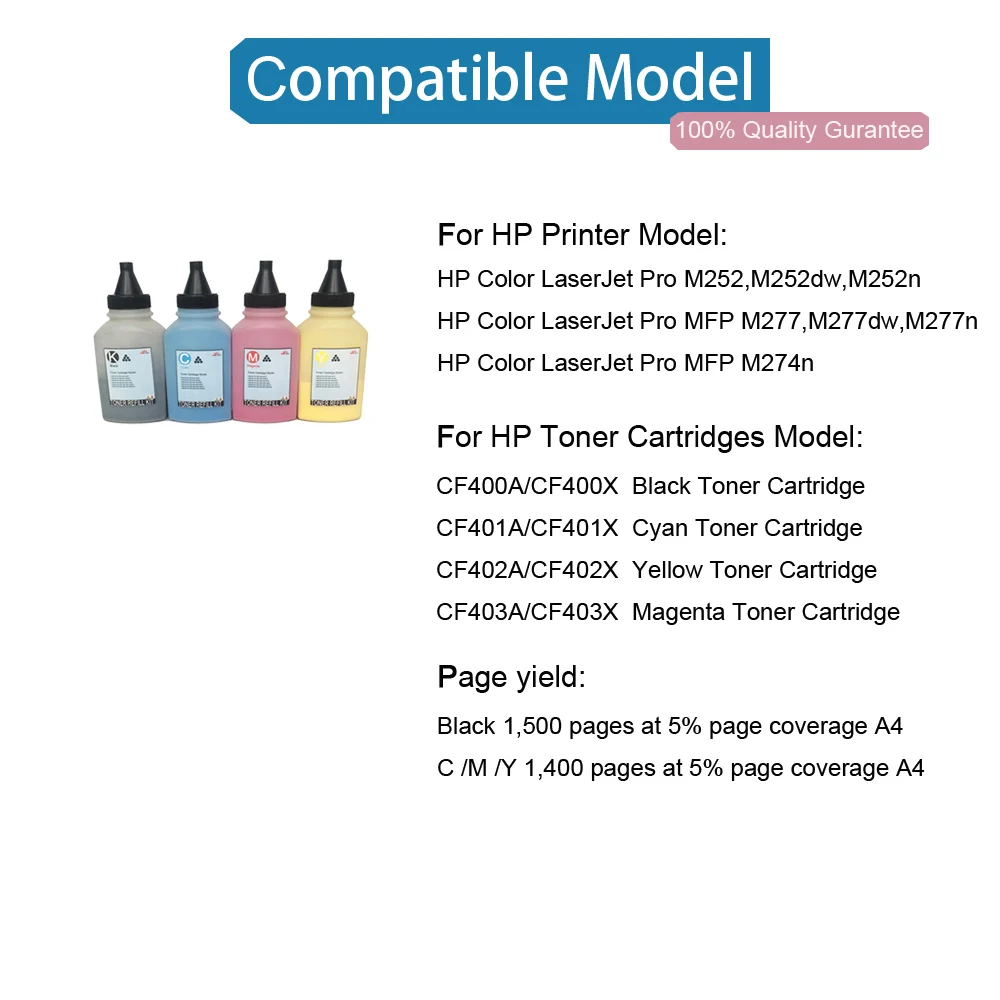 Картридж Misee для принтера HP 201a совместимый с принтером Laserjet MFP M277dw M277 M277n Pro M252dw M252