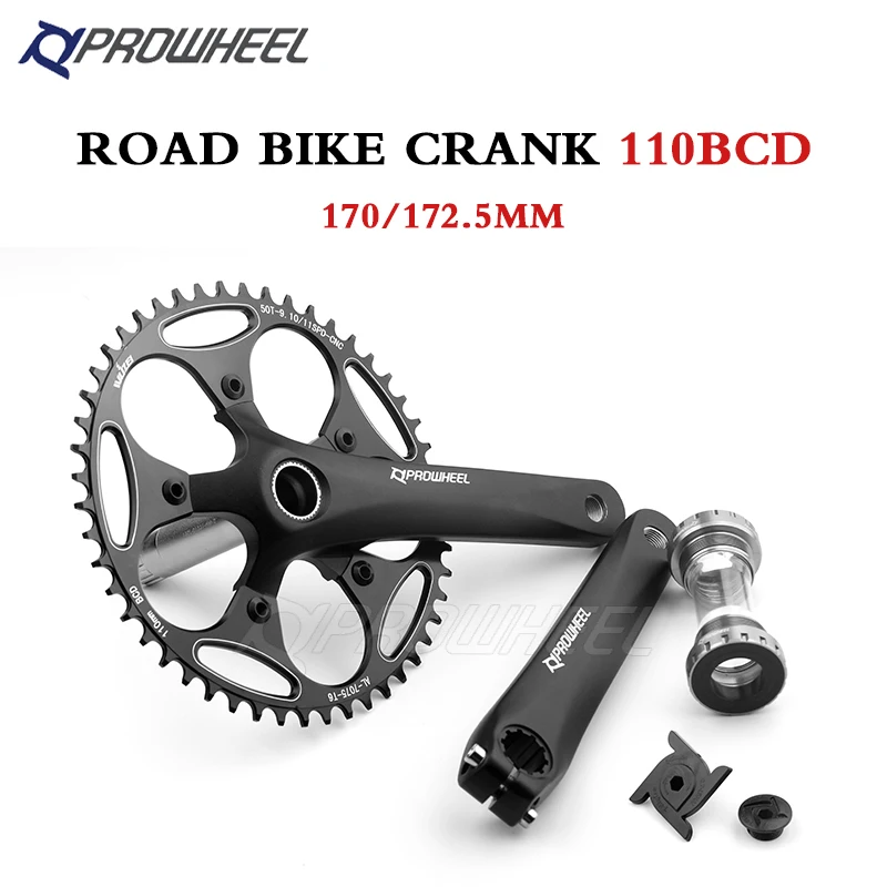 Prowheel дорожный велосипед коленчатый набор 170 мм 172 5 50T/52T/54T/56T/58T/60T Звездочка цепное