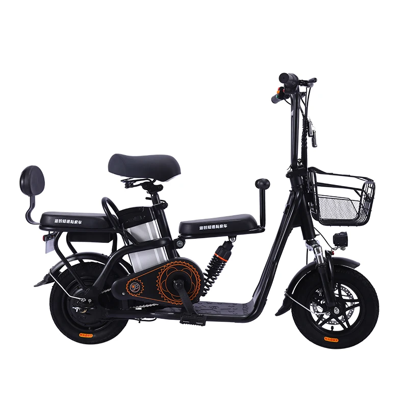 

48V parent-child three-seat folding electric car small lithium electric car can step on the electric car