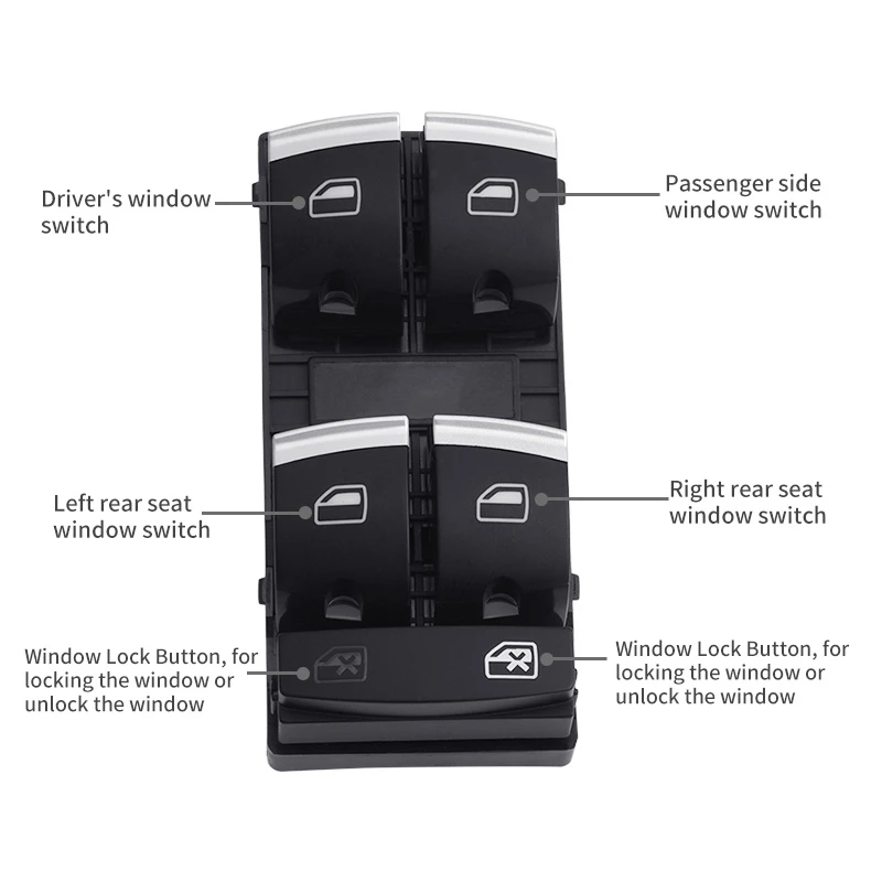 SPEEDWOW мастер Мощность окна Управление кнопка включения для Audi A3 8P A4 S4 RS4 B6 B7 A6 S6 RS6 C6