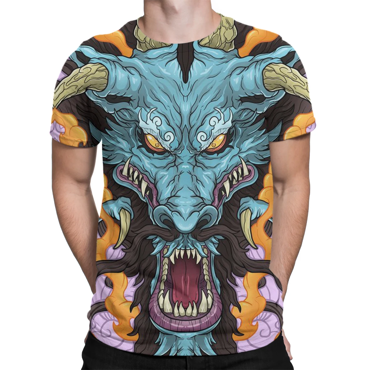 

ONE PIECE 3D Cartoon Character Printing Men T-shirt Oversized T-shirt Short-sleeved Summer Harajuku T-shirt Teen Streetwear Tops