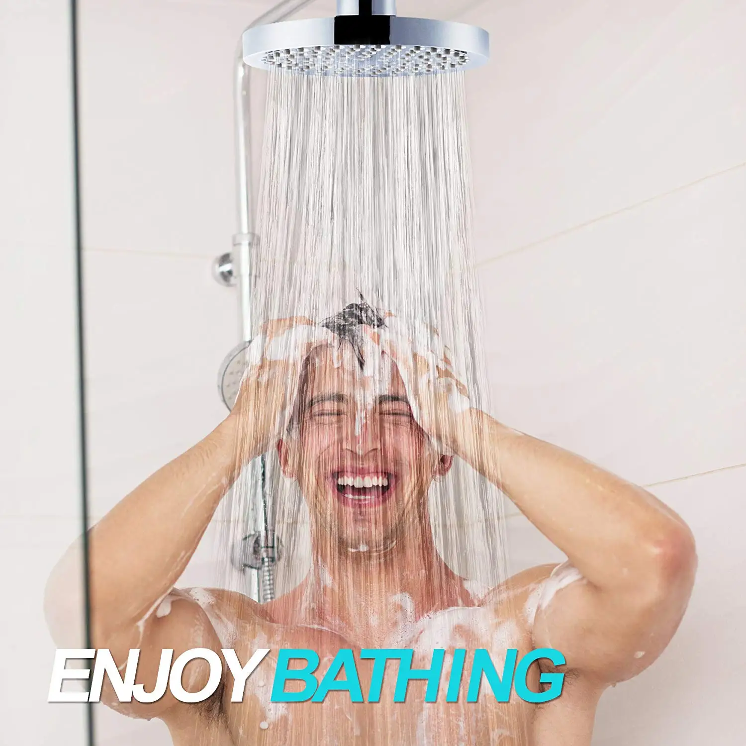 Накладная душевая головка высокого давления Rainfall Потолочная установка легкий