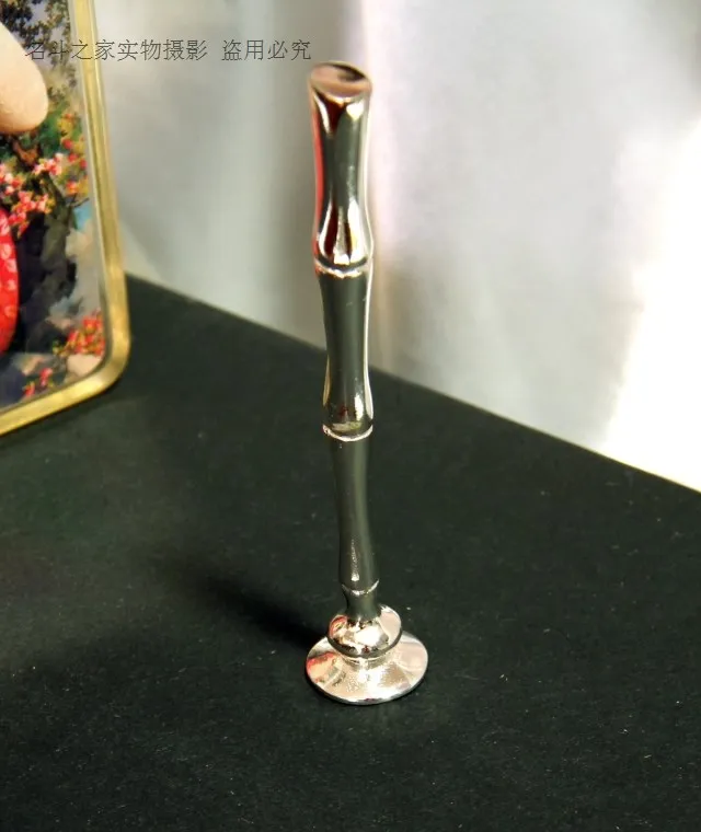 Высокое качество серебро 925 пробы 2 в 1 резная трубка для курения табака насадка