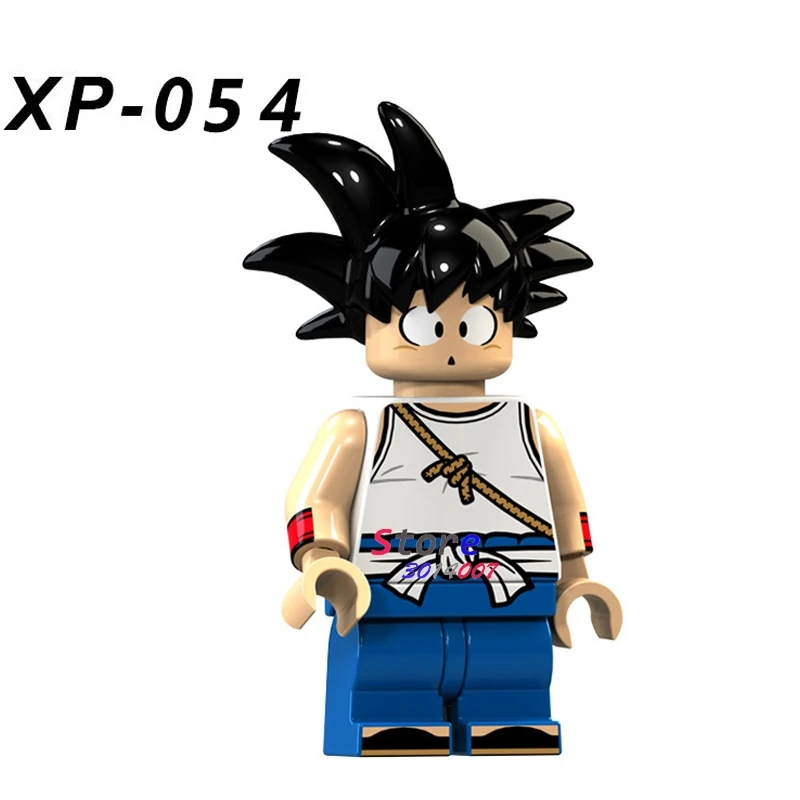 XP054 Один строительный конструктор Dragon Ball Z Goku Gotenks Torankusu Tien Shinhan Android 18 лазурит Коллекция игрушек для детей - Цвет: XP054
