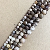 natural stone matte australia zebra jasper round loose beads 15 strand 4 6 8 10 12mm pick size for jewelry making diy