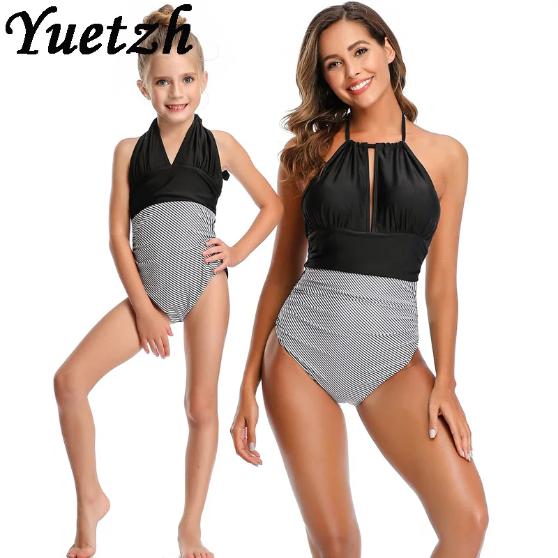 Купальники для девочек цельный женский купальник детские купальные костюмы