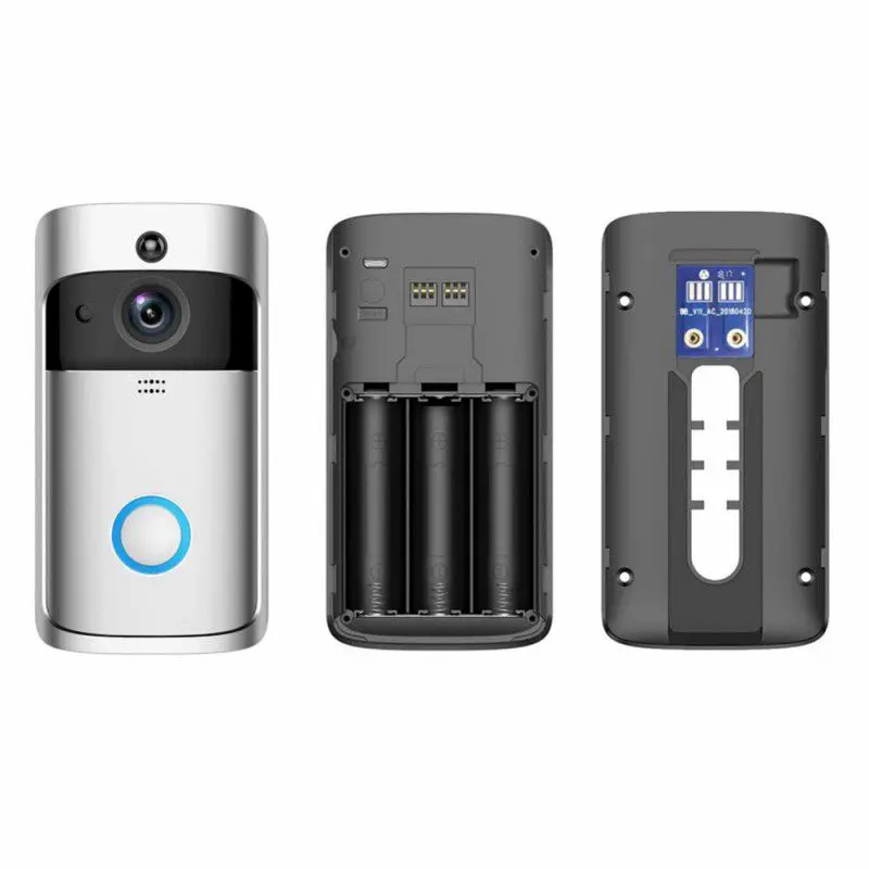 

Wireless Doorbell Camera Waterproof WiFi Doorbell Security Camera Chime Cloud Storage Two-Way Talk PIR Motion Detection New