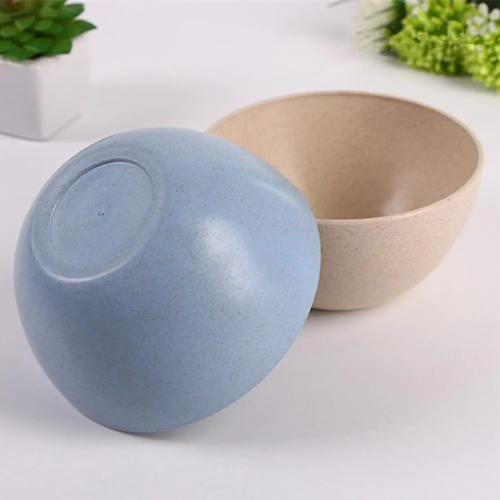 

Wheat Straw Tableware Salad Mixing Bowl Instant Noodle Large Bowl Kitchen Tools