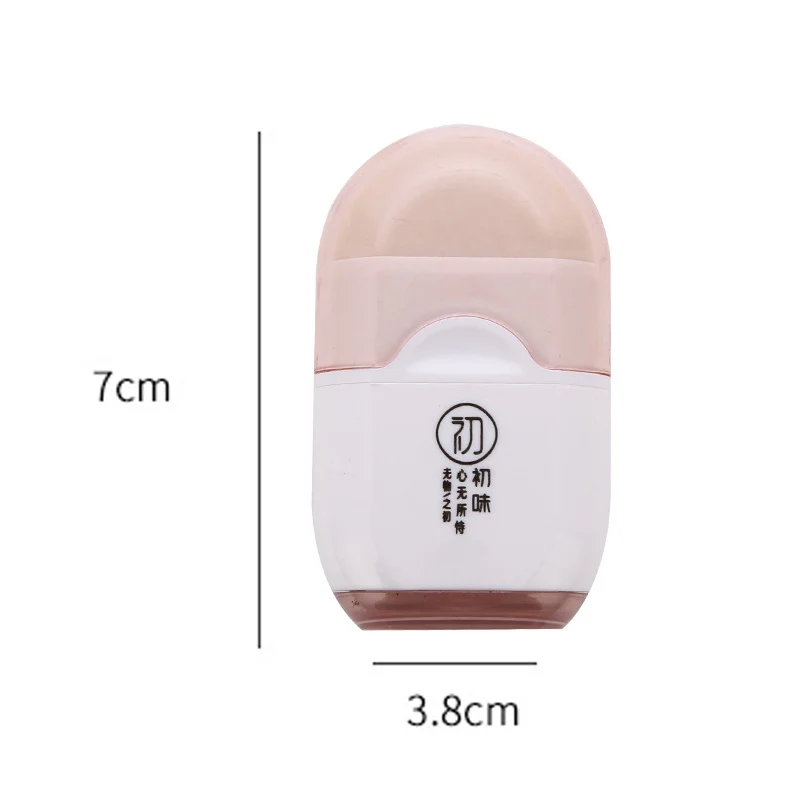 

Single Hole Pencil Sharpener Eraser Two In One Multifunctional Creative Office Stationery Mini Cute School Supplies