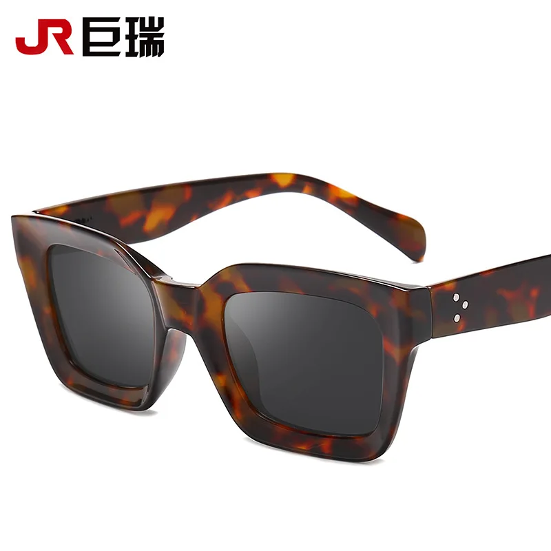 

rectangle sunglasses women men 2020 uv400 black leopard trendy beach glasses wholesale sunglasses cool oculos de sol feminino