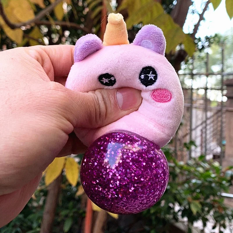 Стрессом игрушки Мультяшные животные плюшевые мячи для снятия стресса из плюша