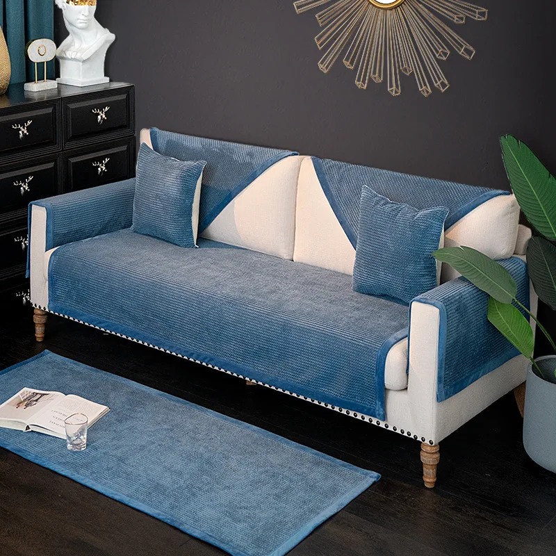 Чехлы для диванов на 1/2/3 места 10 цветов покрывало дивана всесезонный