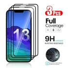 Закаленное стекло с полным покрытием для IPhone 12 11 13 Pro Max Mini 6 6S 8 7 Plus, Защитная пленка для экрана для IPhone XS MAX X XR SE, стекло, 3 шт.