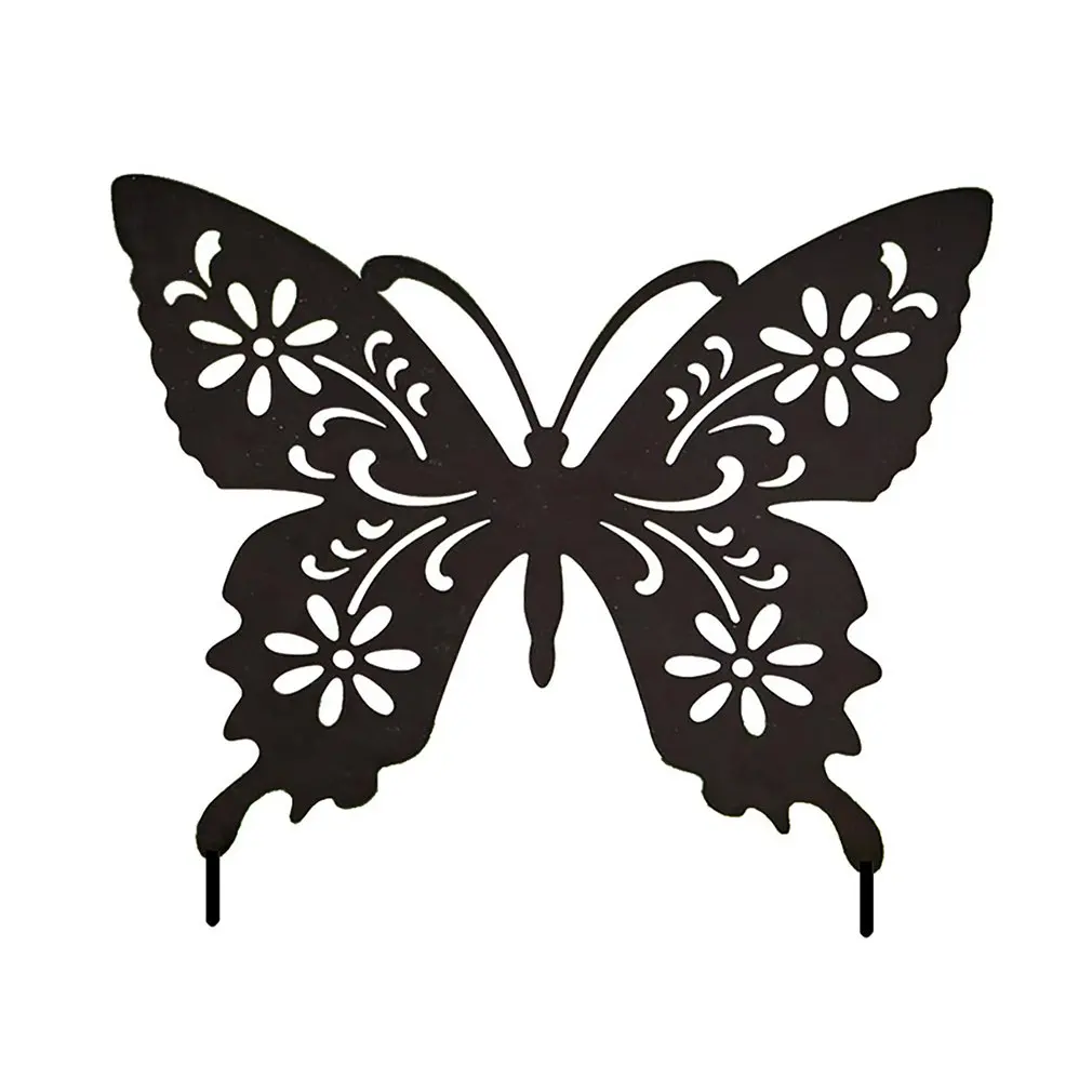 

Flying Butterfly Art Back Garden Decoration Card Garden Insert Sign Acrylic Outdoor Lawn Insert Sign Garden Decorations