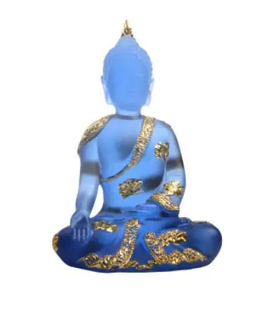 

New transparent pure resin Buddha home furnishing decoration porch decoration temple hotel supplies creative gifts