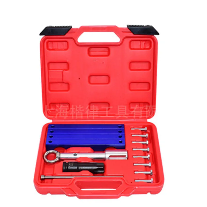 15pcs Car Injector Nozzle Removal Puller Engine Timing Tool Set Camshaft Timing Alignment Tools For Mercedes Benz M157 M276 M278