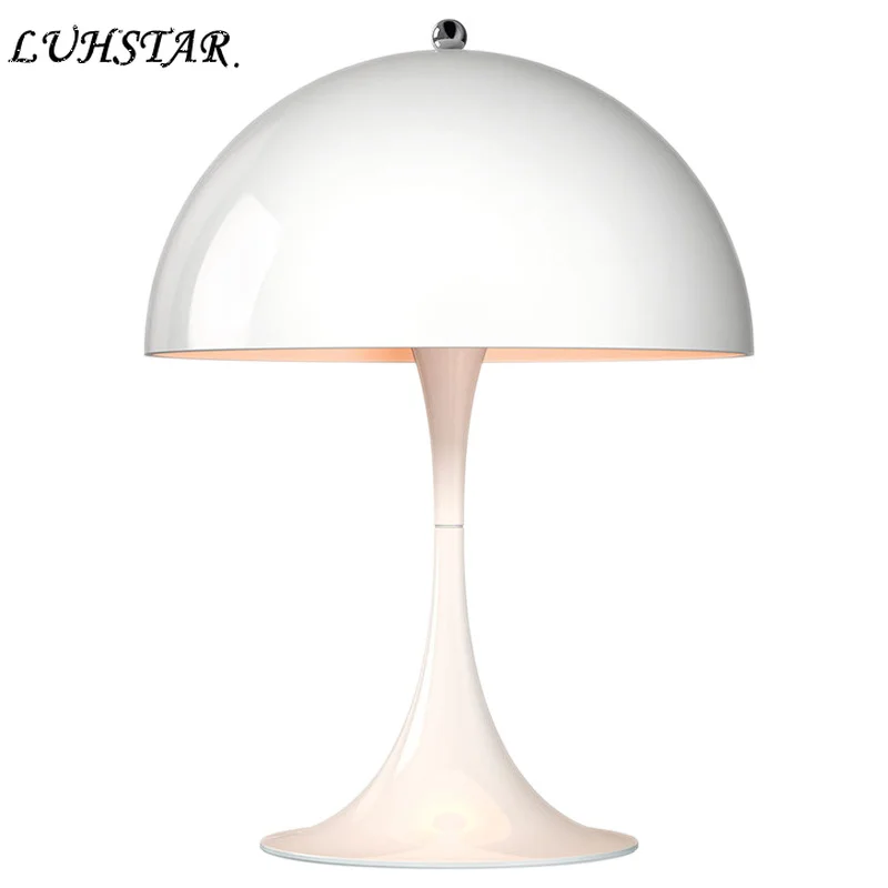 Creative Mushroom Table Lamp Bedroom Bedside Lamp Modern Minimalist Home Decor Desk Lamp Office Study Reading Lighting Fixtures