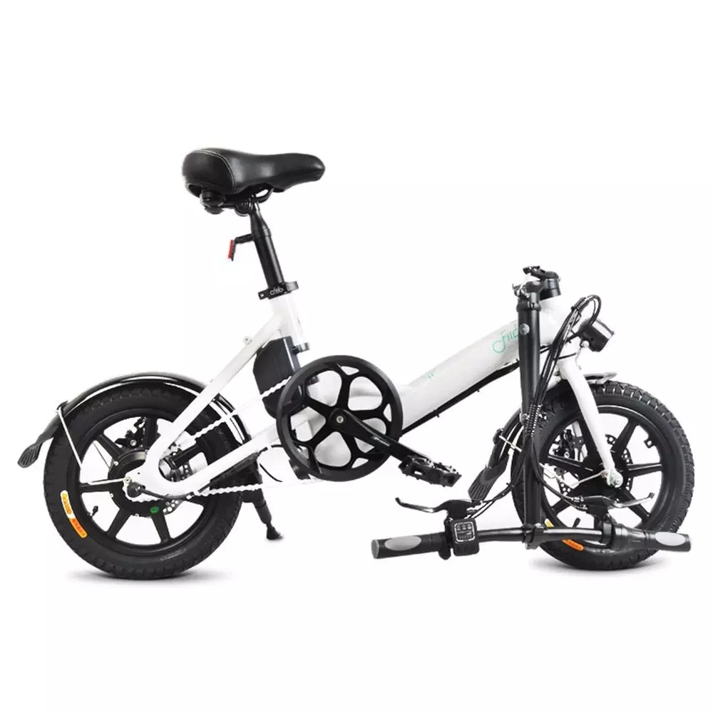 

C1-007 14 Inches Folding Moped Bicycle 25km/h Max 50KM Mileage Mini Electric Bike 7.8Ah 36V 250W [EU Direct]