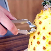 practical fruit peeler pineapple corer slicer cutter stainless steel kitchen knife gadgets pineapple slicer clips dropshipping
