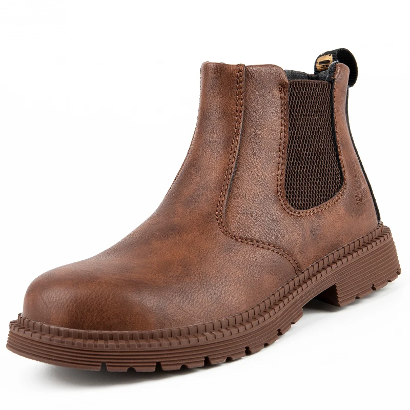 

High Quality Winter Boots Men Steel Toe Cap Safety Boots Work Shoes Men Puncture-Proof Work Boots Plush Warm Safety Shoes Boots