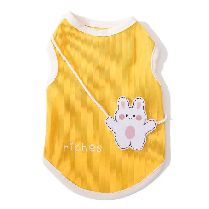 Одежда для домашних животных тонкий и дышащий зеленый жилет ранец с авокадо на