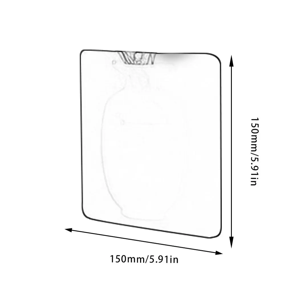 Adsorption Magic Silicone Vase Stick Wall Hanging Stickers Glass Refrigerator No Trace Plastic Sticker | Дом и сад