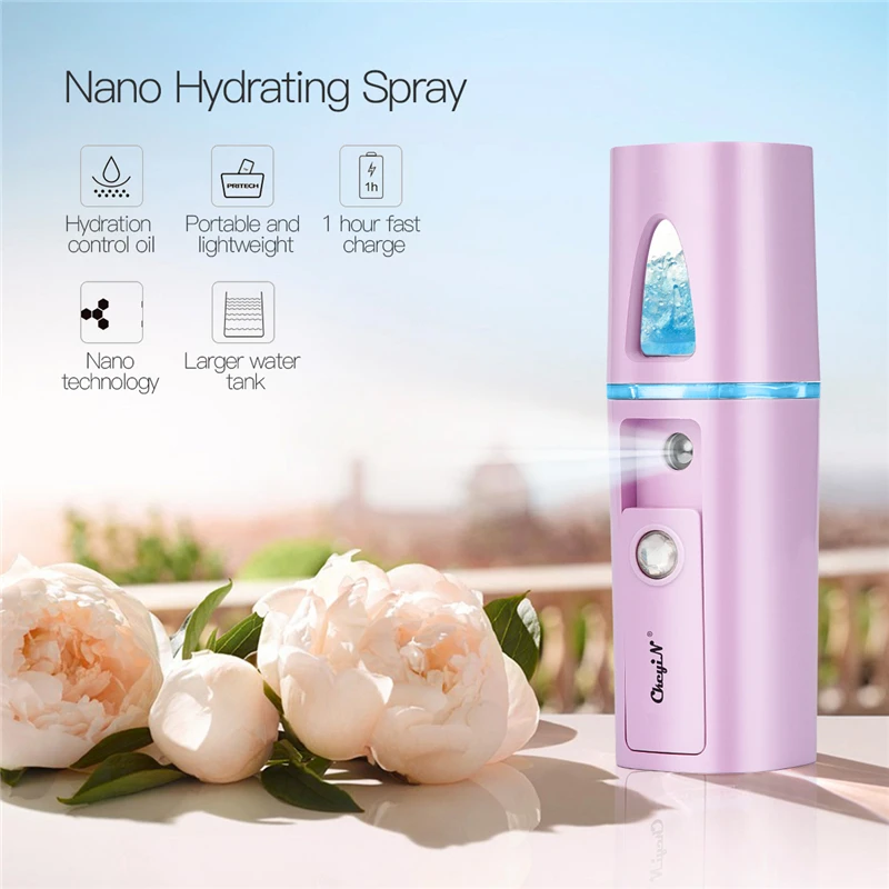 USB Charging Portable Mini Nano Mist Atomization Sprayer Facial Body Nebulizer Steamer Moisturizing Beauty Device Skin Care Tool | Красота и