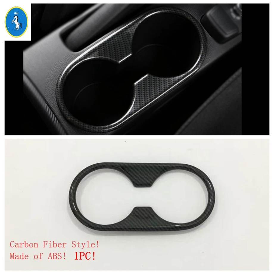 

Carbon Fiber Look Interior Refit Kit Air AC / Steering Wheel / Gear Box / Cup Holder Cover Trim For Mazda CX-3 CX3 2016 - 2020