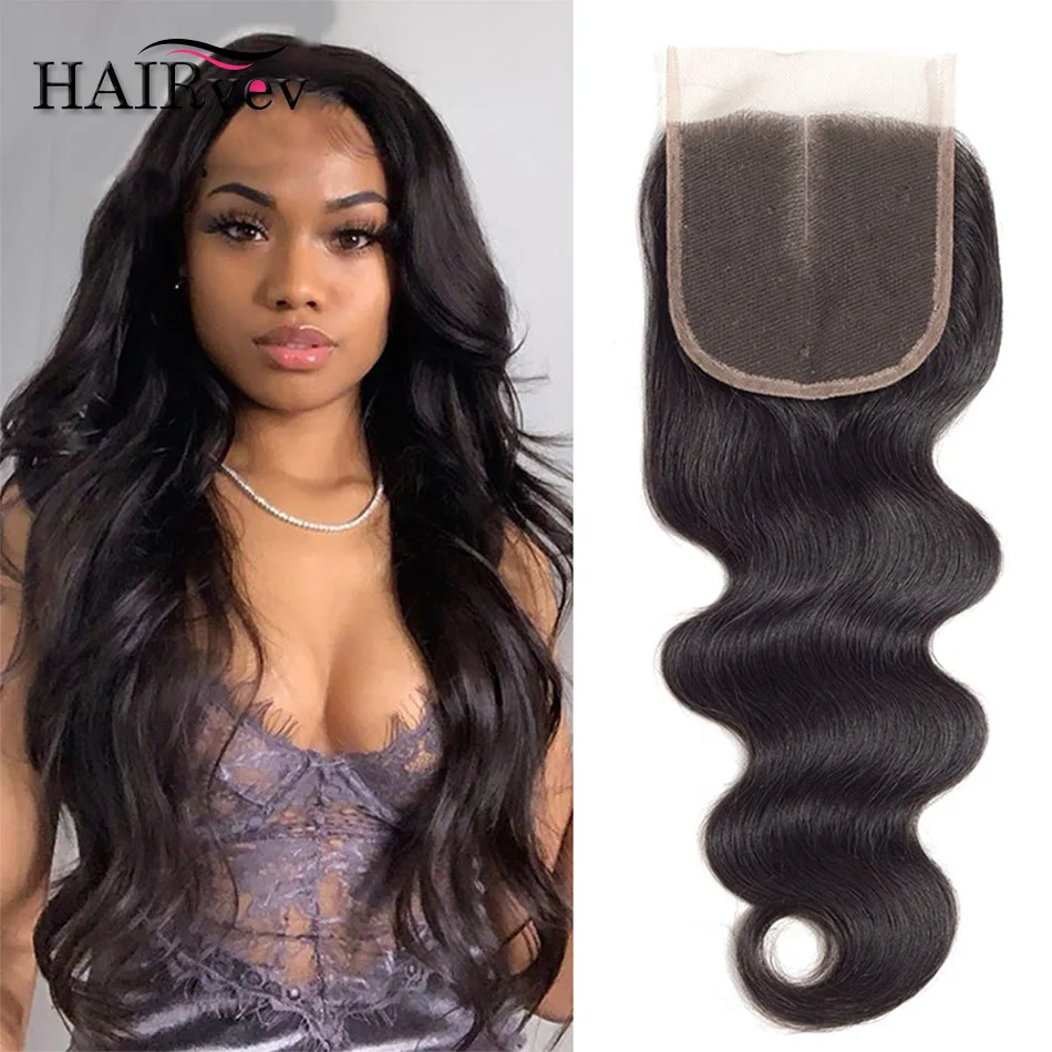 

Волнистые натуральные человеческие волосы с кружевом 4x4, 14-22 дюйма