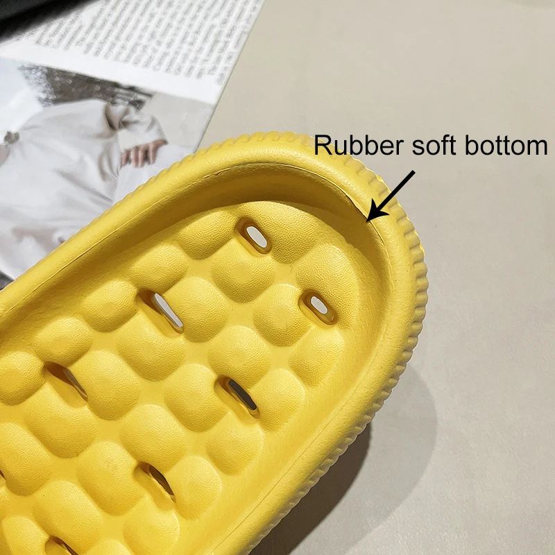 

Rimocy Thick Bottom Non Slip Home Slippers Women 2021 Soft Flat Heel Beach Flip Flops Woman Casual Indoor Bathroom Shoes Ladies