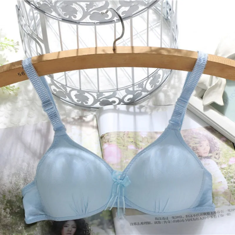 Нижнее белье для девочек подростков Бюстгальтер милый бюстгальтер без косточек