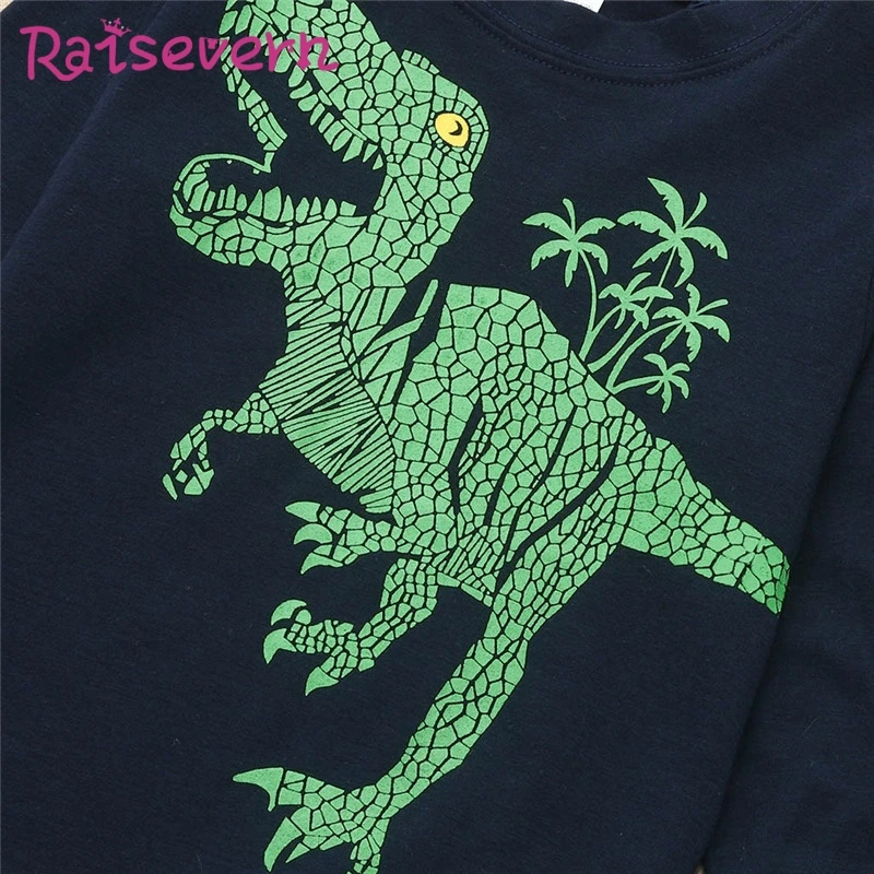 Куртка с принтом &quotдинозавр&quot комплекты для детей Одежда девочек и мальчиков