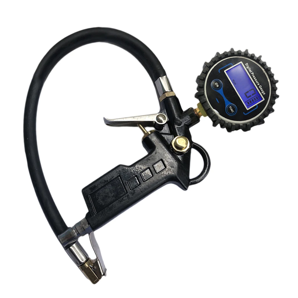 

Tire Pressure Inflator Gauge LCD Digital Tire Inflator Pressure Gauge