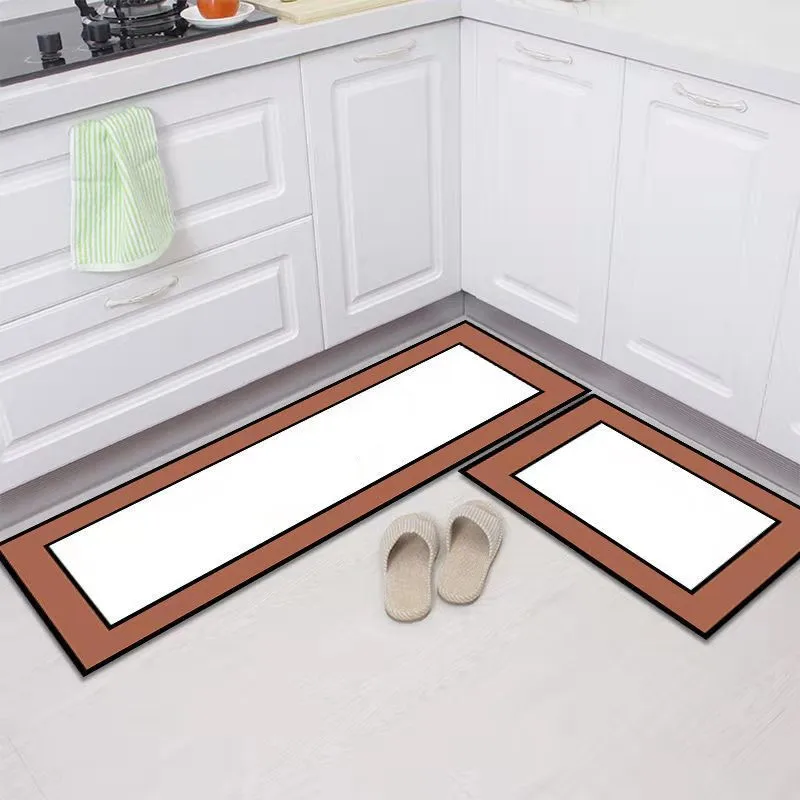 

Домашние дизайнерские кухонные коврики, 2 шт./компл., напольные коврики, Придверный коврик, абсорбирующий нескользящий коврик для ванной и т...