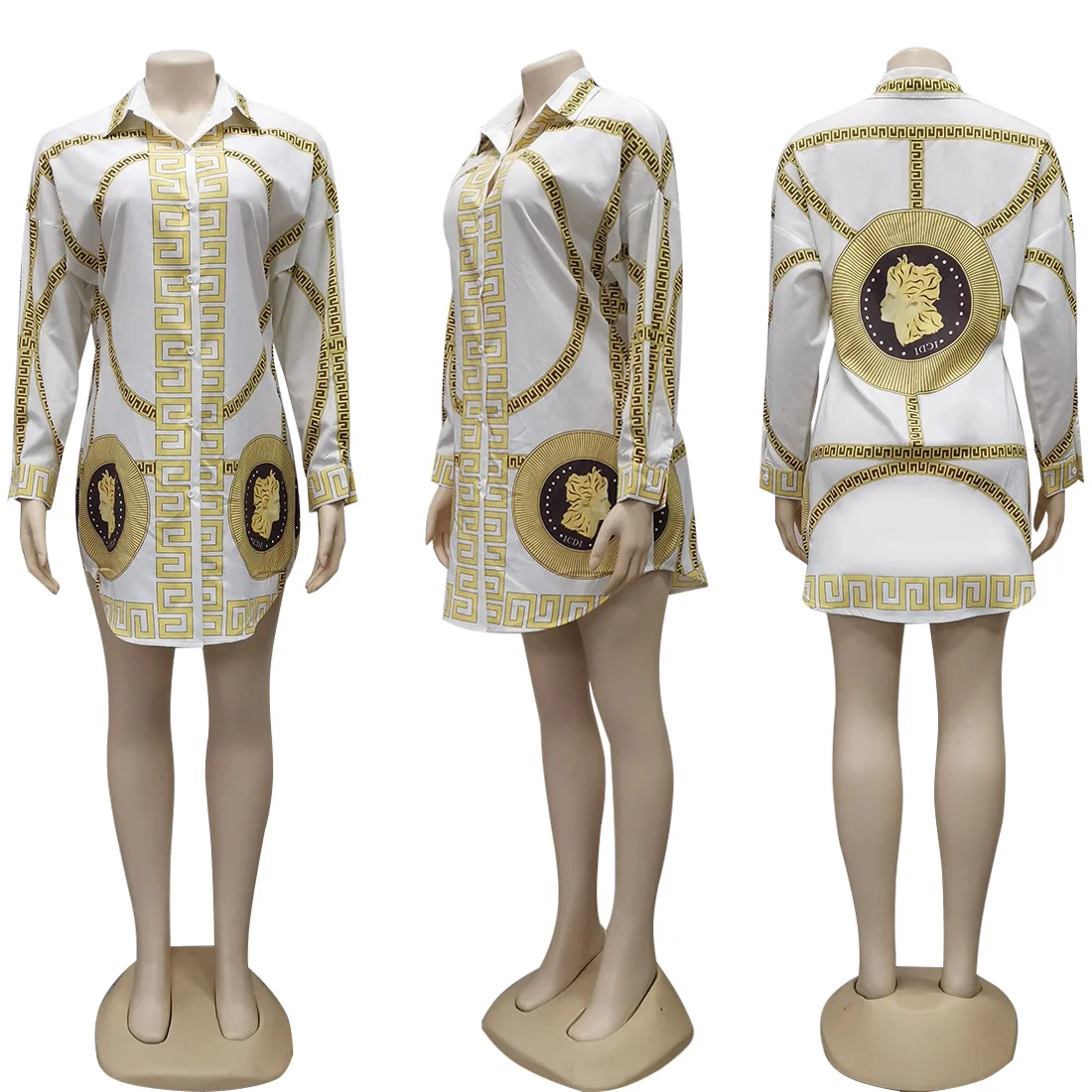 2019 модная новая Африканская Этническая женская рубашка с цифровым принтом